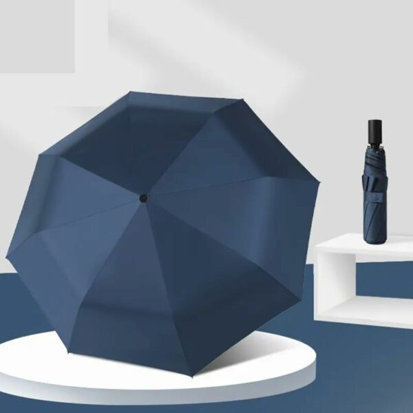 Windproof Automatic Travel Umbrella - Large 42-Inch Canopy - Image 2