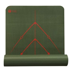 Reversible Yoga Mat with GuideAlign - Anti-Slip, 5-6mm Thickness