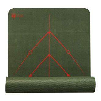 Reversible Yoga Mat with GuideAlign - Anti-Slip, 5-6mm Thickness
