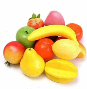 12-Piece Artificial Fruit Set for Home Decor and Events