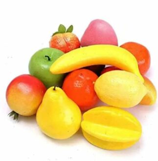 12-Piece Artificial Fruit Set for Home Decor and Events