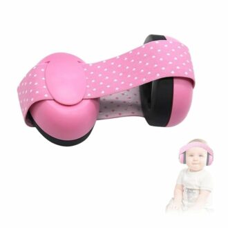 Noise Cancelling Ear Muffs for Babies - 0-3 Years - Pink