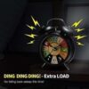 Retro Twin Bell Alarm Clock with Backlight for Heavy Sleepers