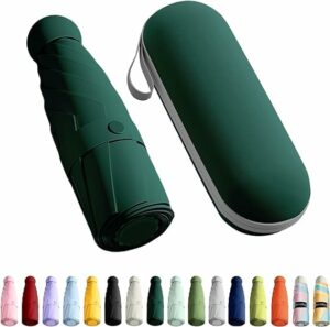 Compact Mini Umbrella for Sun & Rain - Lightweight & Portable