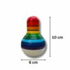 Wooden Roly Poly Tumbler Toy for Babies 6 Months+, Eco-Friendly