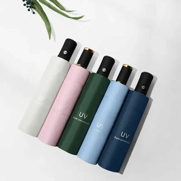 Compact UV Protection Umbrella - Automatic Open & Close, Windproof - Image 2