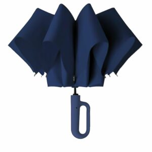 Compact Travel Umbrella with Carabiner Handle - Windproof & Waterproof