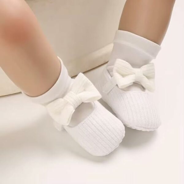 Cute & Colourful Baby Girls Shoes - Cozy Fleece Booties - Image 3