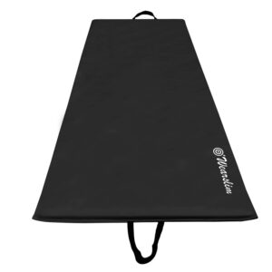 Foldable Anti-Slip Yoga Mat with Carry Bag - 10mm Thick