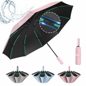3 Fold Automatic Umbrella - UV Protection, Wind Resistant