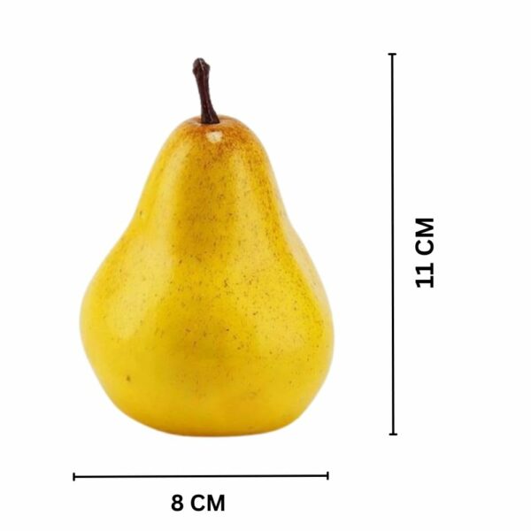Realistic Artificial Pear Fruit for Home and Events - 11 CM - Image 2