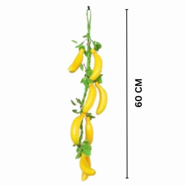 Artificial Banana Fruit Strings - 60 CM, Pack of 2 for Home & Events - Image 2