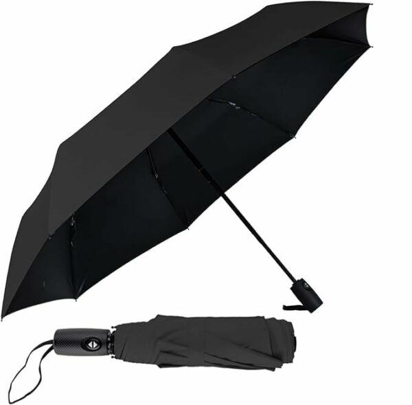 Automatic Open Windproof Umbrella for Rain and Sun - Large Size