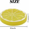 Set of 15 Artificial Lemons & Slices - Realistic Decor