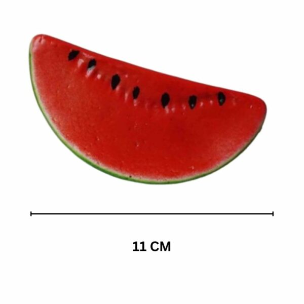Realistic Artificial Watermelon Fruit Slices - Pack of 5 for Home and Events - Image 2
