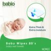 Baby Wet Wipes Pack of 6 - 80 Sheets, Moisturizing & Soothing