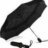 Compact 3-Fold Travel Umbrella with Auto Open & Close