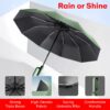 Compact Travel Umbrella with UV Protection & Anti-Slip Handle