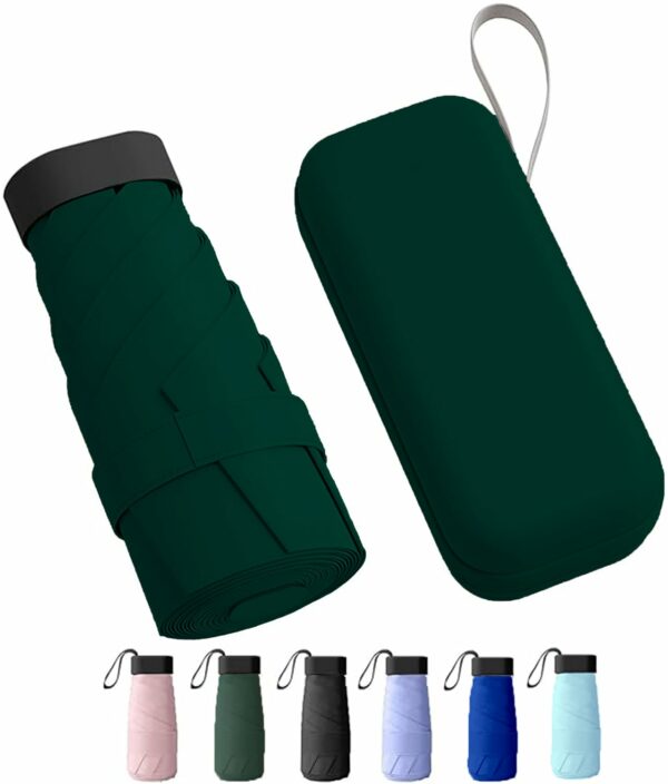 Compact Travel Umbrella - Lightweight, Windproof, UV Protection