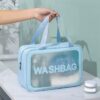 Large Capacity Waterproof Travel Toiletry Bag Set of 3
