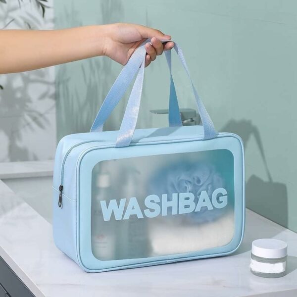 Large Capacity Waterproof Travel Toiletry Bag Set of 3 - Image 2