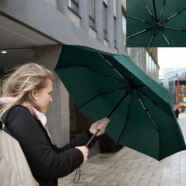 Automatic Open Close Travel Umbrella - Windproof & Compact - Image 5