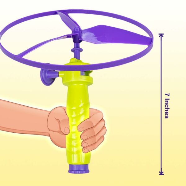 Air Spinner Flying Toy - 3 Ways to Play, Up to 40 Feet - Image 5