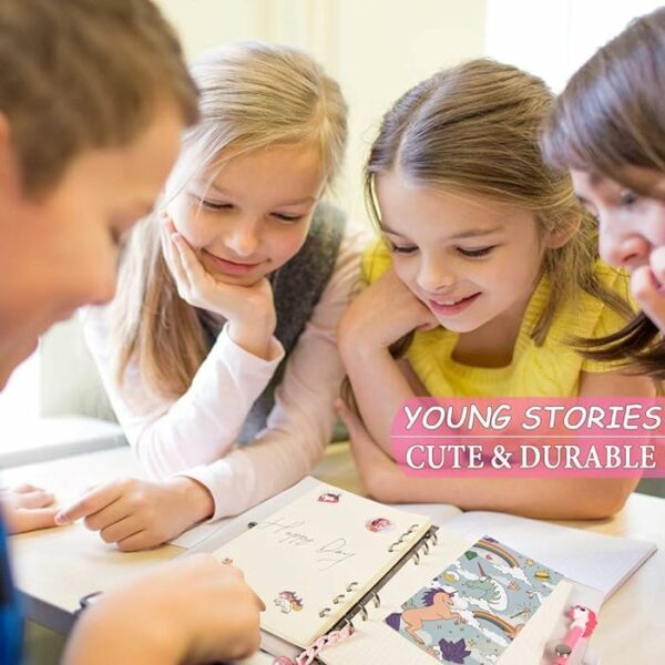 DIY Unicorn Notebook Kit for Girls - Creative Diary Set - Image 6