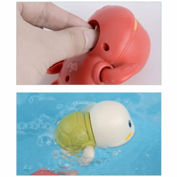 Cute Floating Turtle Bath Toys for Toddlers - Set of 2 - Image 4