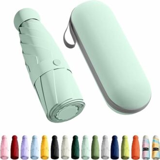 Compact Windproof Mini Umbrella for Travel & Kids
