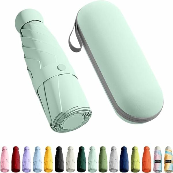 Compact Windproof Mini Umbrella for Travel & Kids