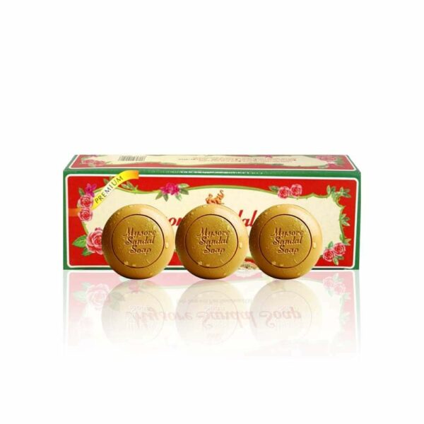 Mysore Sandal Soap Pack of 3 - 450g with Natural Sandalwood Oil - Image 4