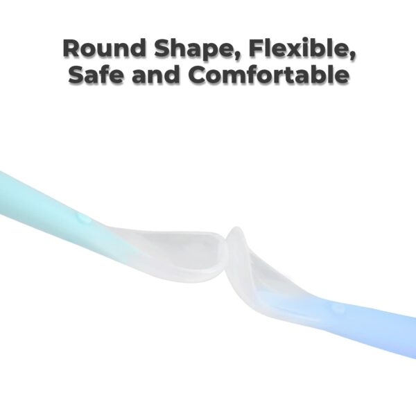 Premium Safe Feed Silicone Baby Feeding Spoon Set - BPA Free - Image 6