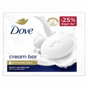 Dove Cream Beauty Bar - 3x125g for Soft, Smooth Skin