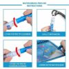 4-Pack Water Magic Coloring Books with Refillable Pens - Mess-Free Fun