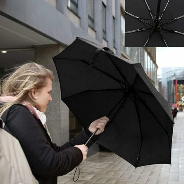Automatic Open Close Travel Umbrella - Windproof & Compact - Image 6