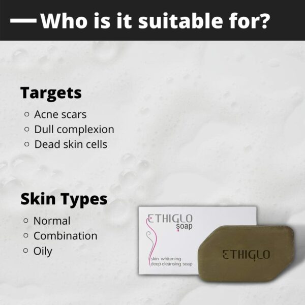 Ethiglo Skin Whitening Soap - 75g Pack of 1 for Glowing Skin - Image 5