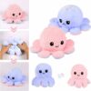 Mini Reversible Octopus Plush Toy for Kids - 12cm