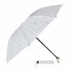 Compact 3-Fold Printed Umbrella - UV & Rain Protection