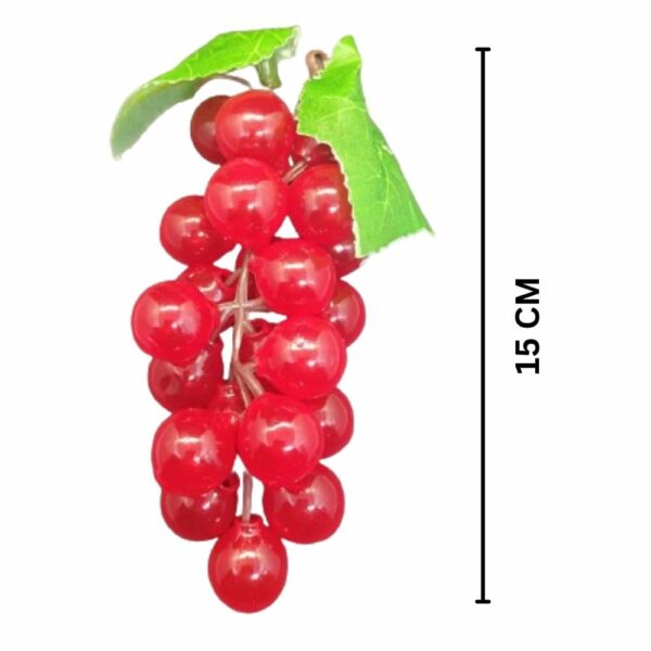 Hanging Artificial Grapes - Pack of 3 Realistic Decor - Image 2