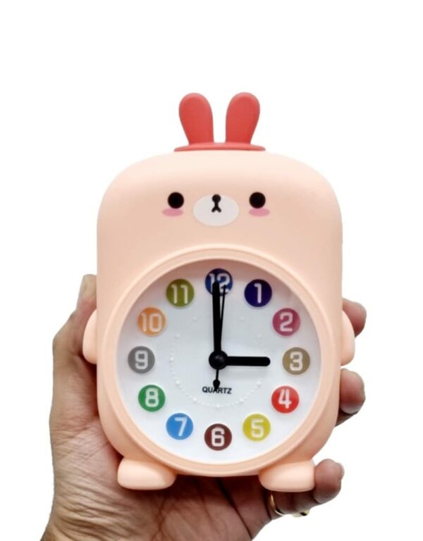 Cute Cartoon Kids Alarm Clock - Silent, Easy Setup, 9cm - Image 4