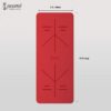 Premium 6 MM Non-Slip TPE Yoga Mat with Carry Bag - 183x61 CM