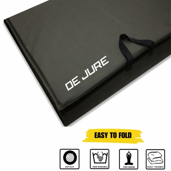 Eco-Friendly Non-Slip Yoga Mat - 10MM Thick, Extra Large - Image 3