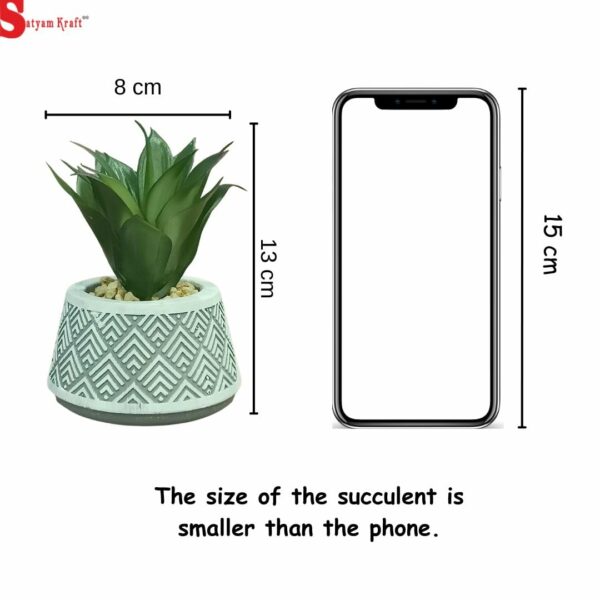 Small Ceramic Miniature Artificial Flower for Home & Office D?cor - Image 3