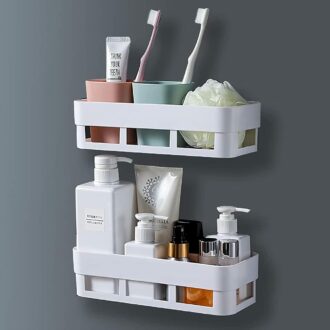 Self Adhesive Bathroom Shelf - 2 Pcs Wall Organizer