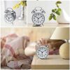 Vintage Twin Bell Alarm Clock with Loud Sound and LED Display