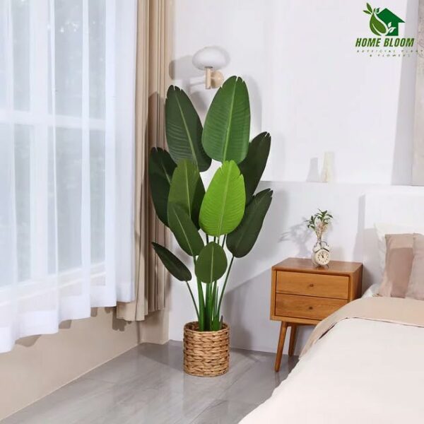5 Feet Artificial Banana Plant - Lifelike Faux Tropical Tree - Image 2
