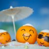 Lifelike Artificial Mini Tangerines for Home and Party Decor - 3 pcs