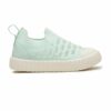 Lightweight Sea Green Toddler Slip-On Walking Shoes