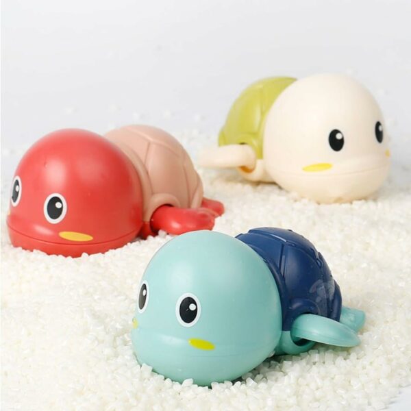 Cute Floating Turtle Bath Toys for Toddlers - Set of 2 - Image 2